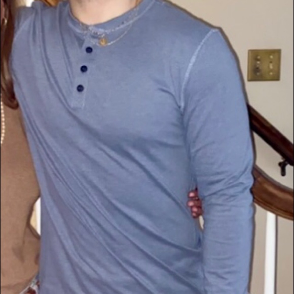 Weatherproof men’s vintage heathered Henley shirt